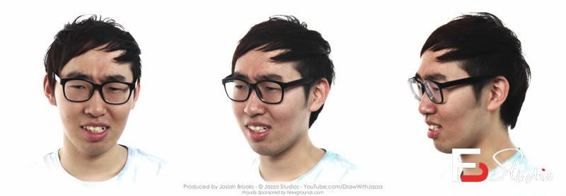 SY33- 三视图头部表情图-摄影参考专区-390MB-240P