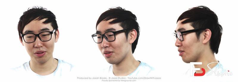 SY33- 三视图头部表情图-摄影参考专区-390MB-240P