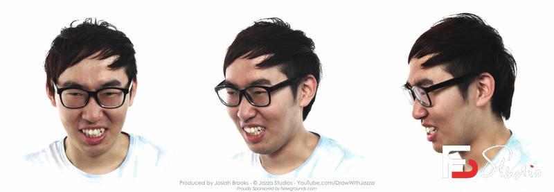 SY33- 三视图头部表情图-摄影参考专区-390MB-240P