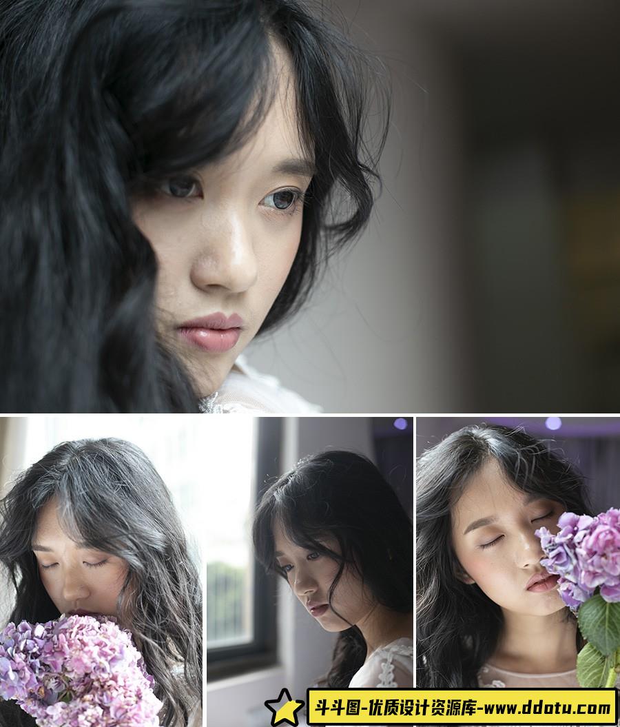 浴缸美女私房人像摄影RAW原片103P后期修图练习RAW素材-斗斗图