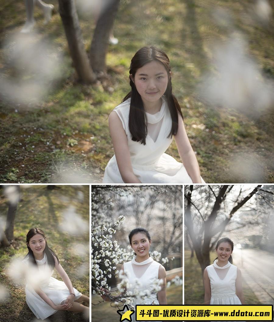 樱花少女RAW原图下载，后期调色RAW原片下载-斗斗图