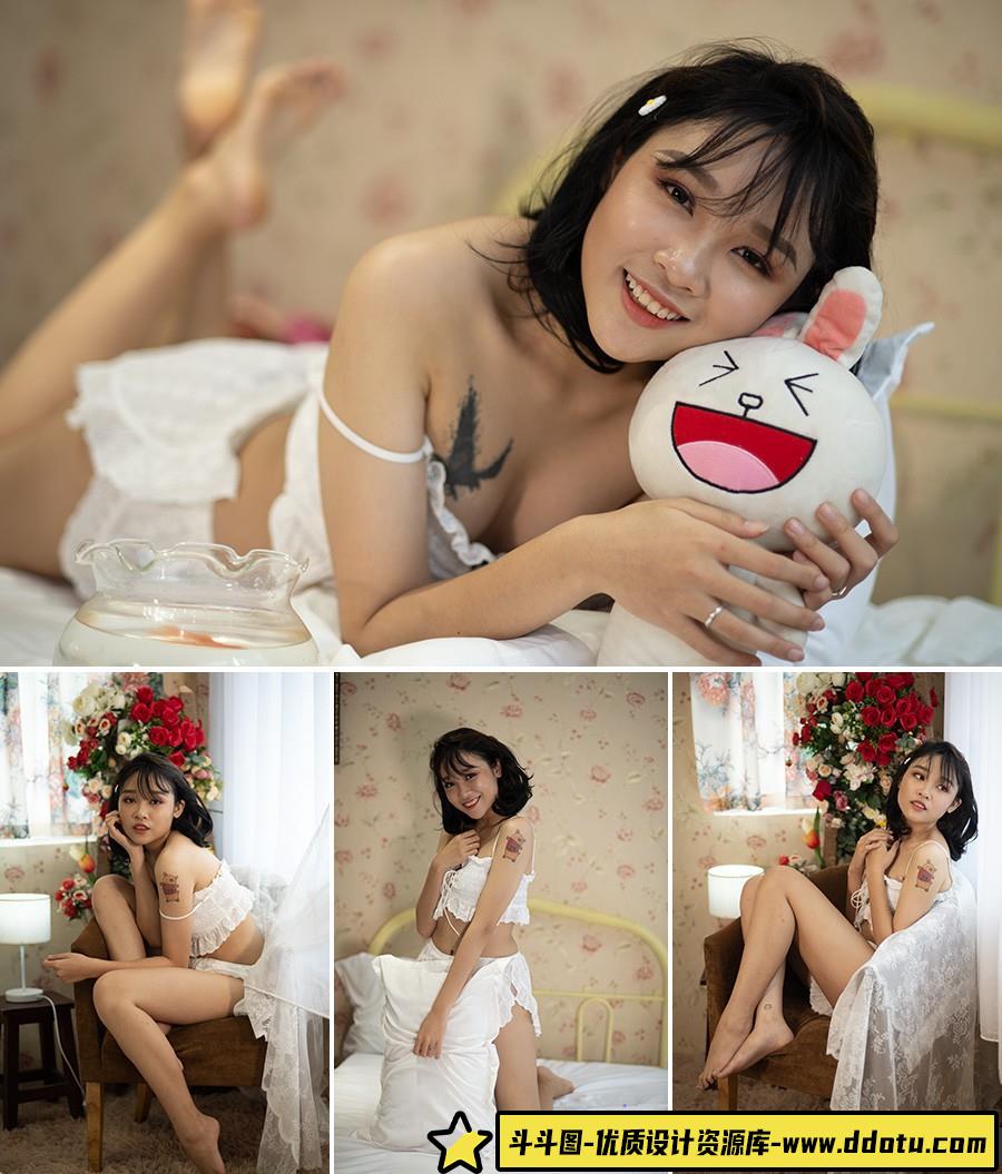 [时尚人像RAW原图]9张索尼美女人像油画风格RAW原图素材-尼康NEF格式原图-斗斗图