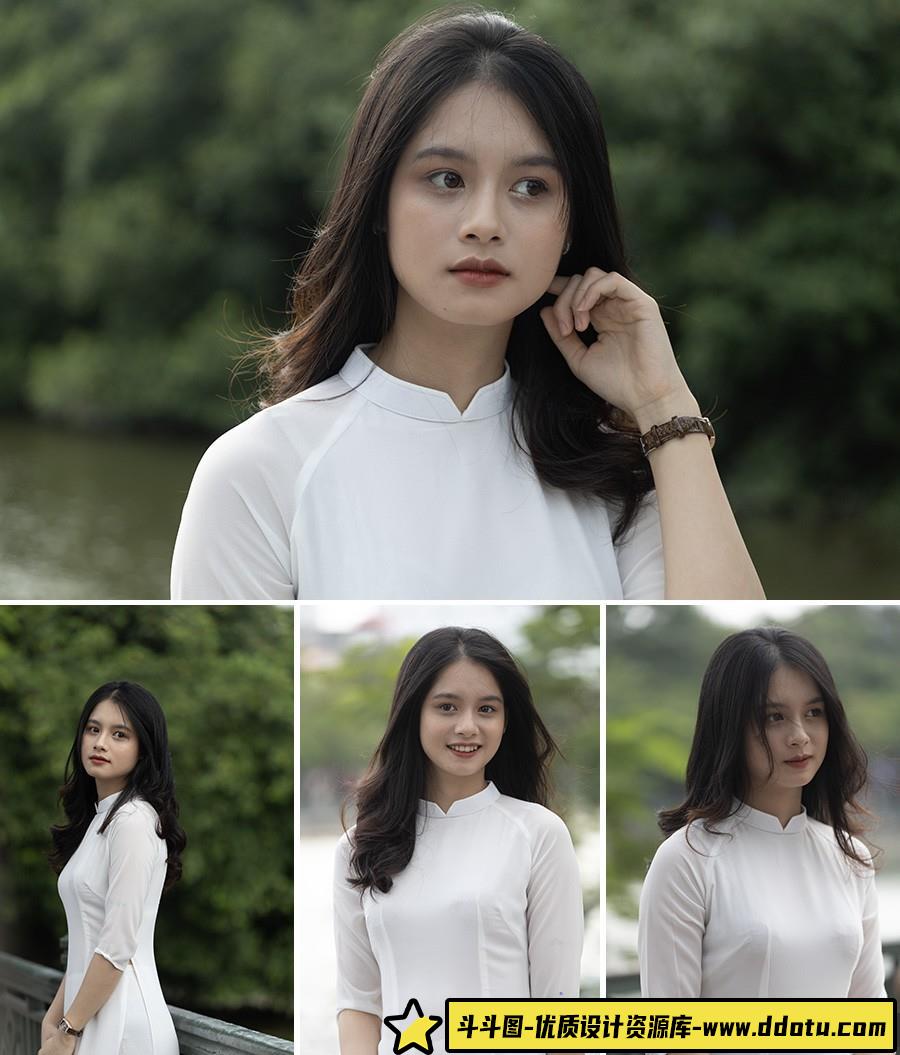 [时尚人像RAW原图]70张越南清纯大美女外拍写真RAW原片-索尼CR3格式原图-斗斗图