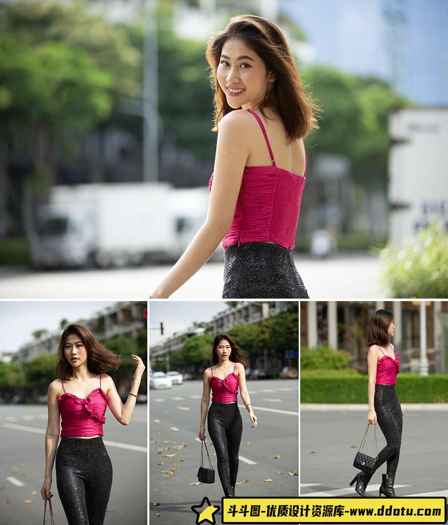 [时尚人像RAW原图]16张高挑美女外拍人像摄影RAW原图素材,CR2原图格式-斗斗图