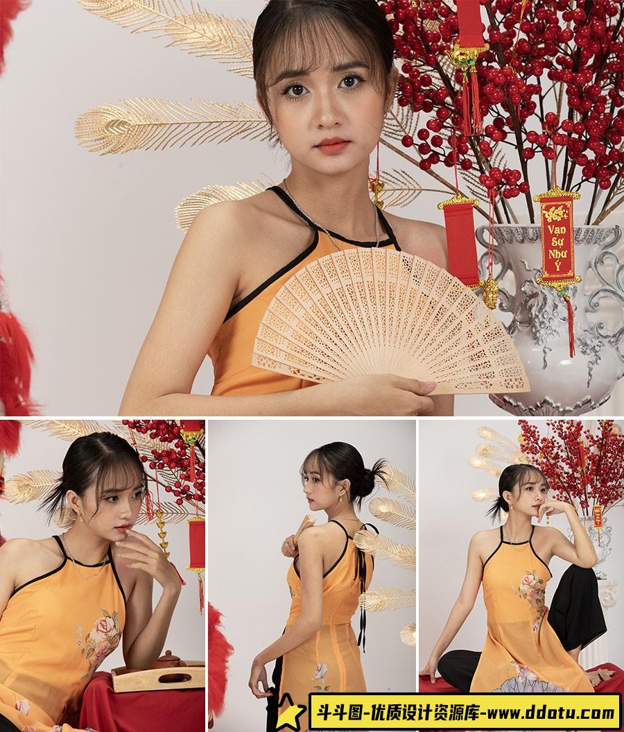 [私房写真RAW原图]19张古装美女写真人像摄影RAW原图素材,CR2原图格式-斗斗图