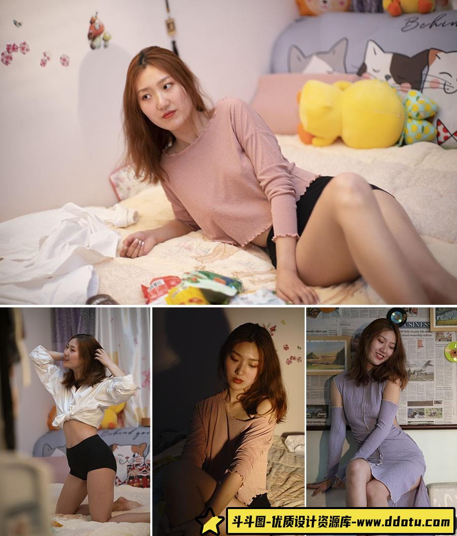 情绪私房美女摄影RAW原片片66P-斗斗图