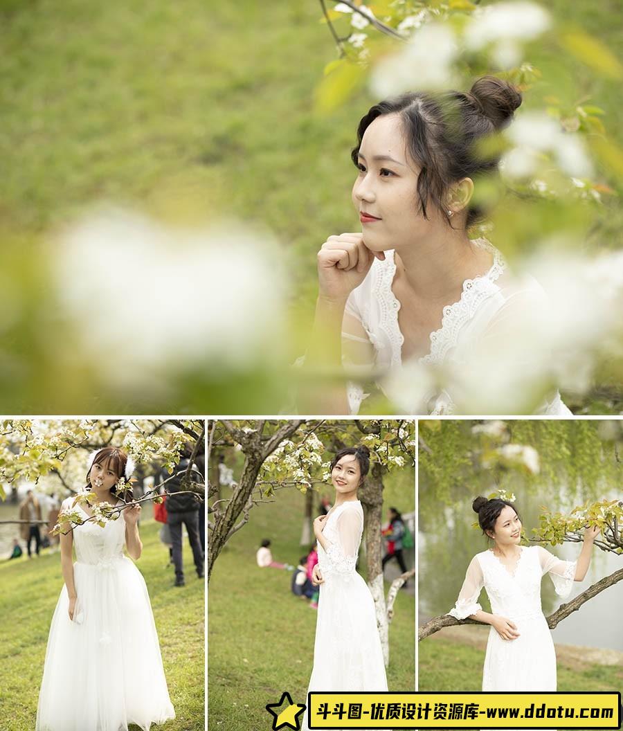 清新美女写真摄影RAW原片CR2原图16P-斗斗图