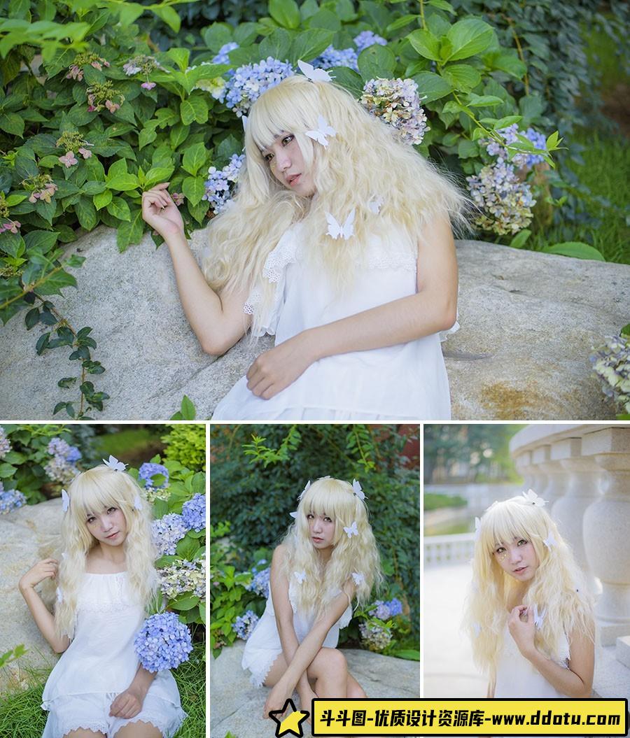 cosplay美少女人像摄影RAW原图11P，后期修图RAW原片下载-斗斗图