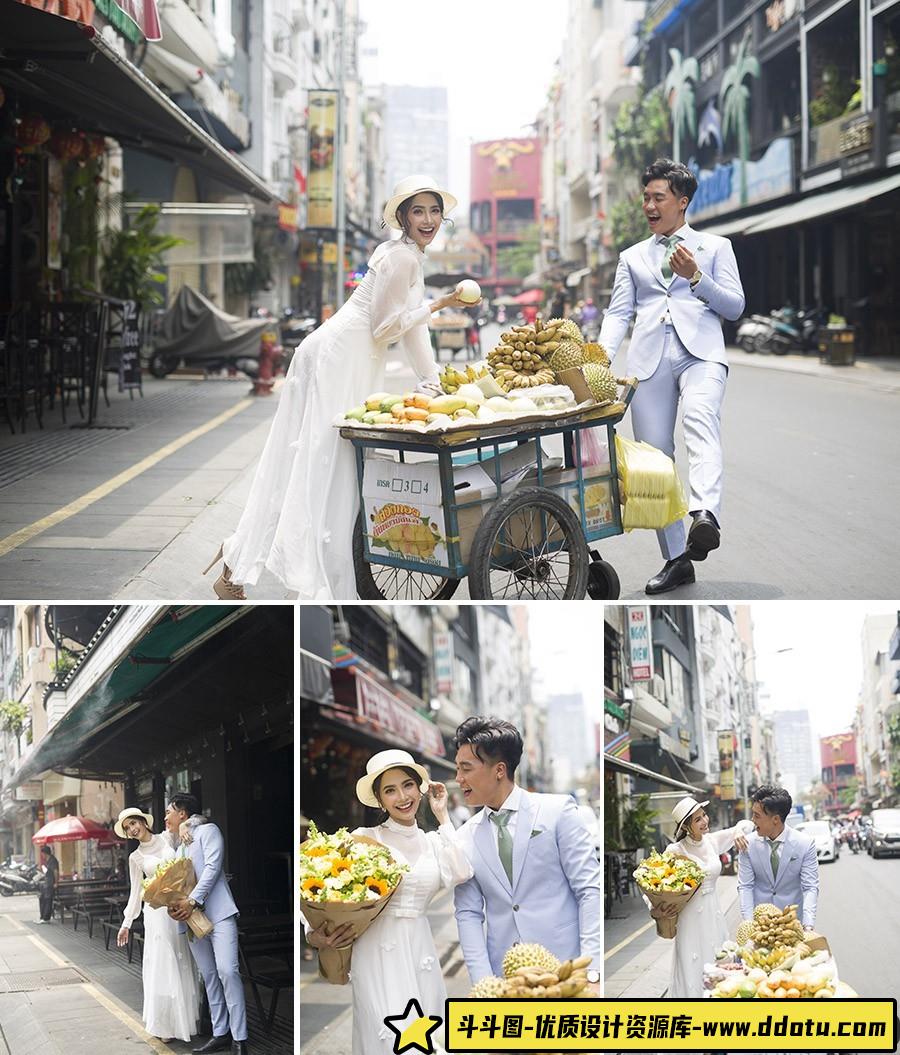 18张影楼情侣街拍写真人像摄影RAW原图,摄影后期练习RAW素材-斗斗图