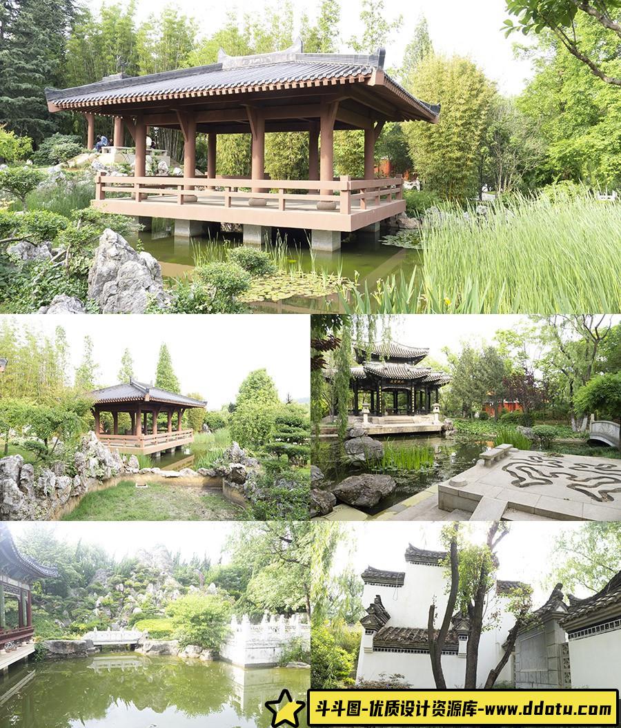 [建筑风光RAW原图]40张城市风光公园风景摄影后期修图练习RAW原图素材-斗斗图