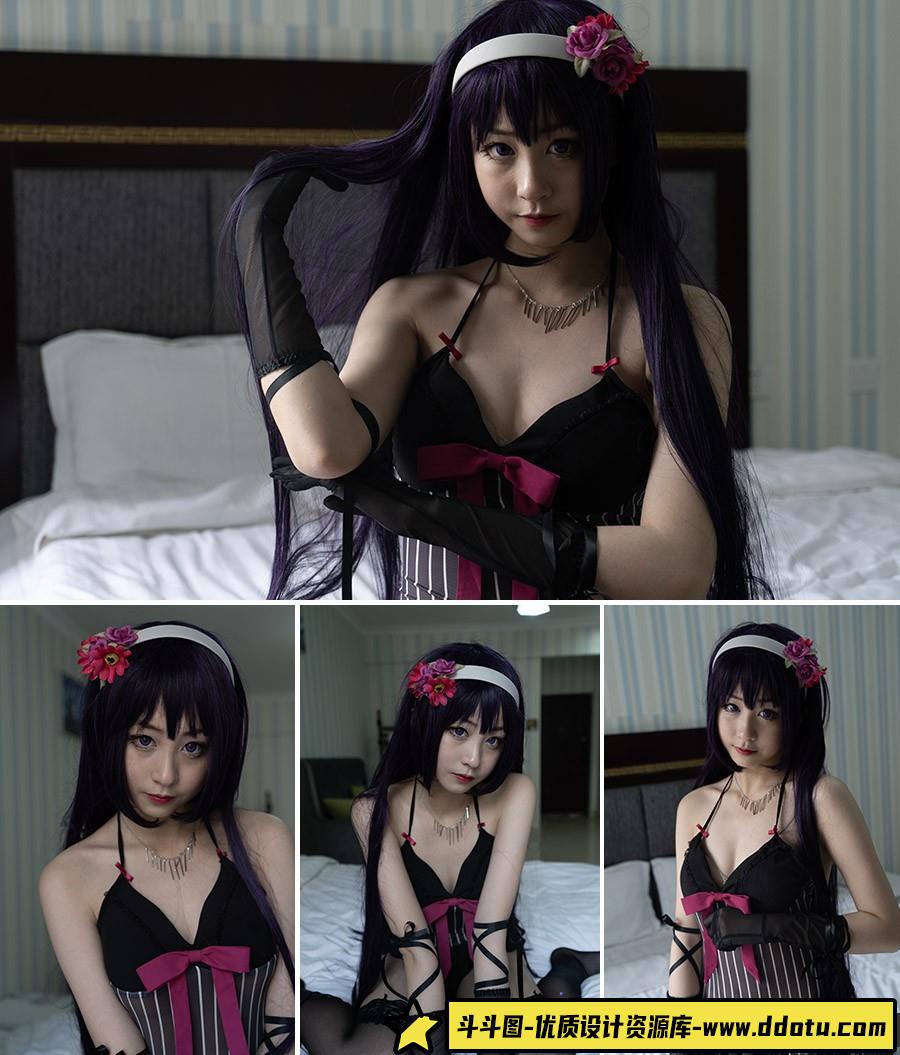 91张cosplay美少女室内写真摄影RAW原图练习素材-RAW格式-斗斗图