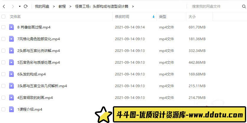 怪兽工厂：头部构成与角色设计篇【画质还行】-斗斗图