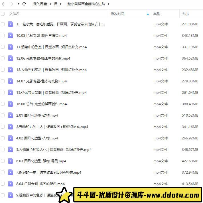 鲸字号2022一粒小黄插画全能核心进阶【画质不错只有视频】-斗斗图