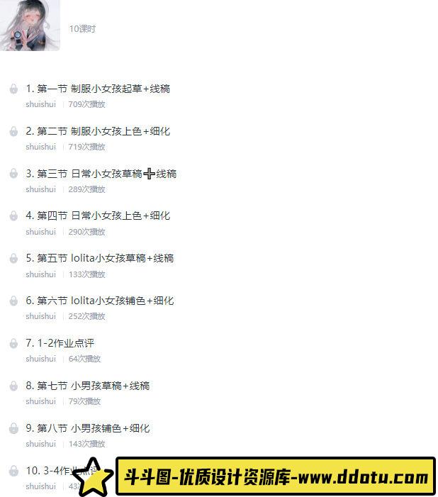 水水子四季衣橱2022年第一期团练【画质高清有素材没笔刷】-斗斗图