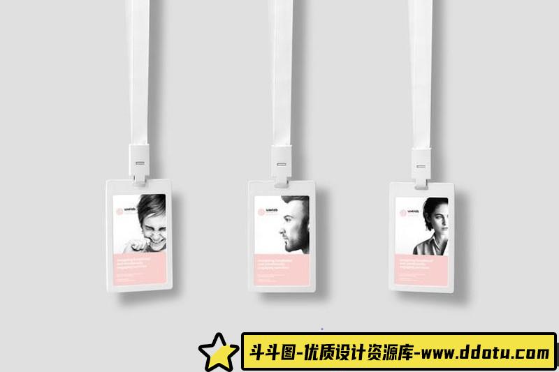 [VI设计,]25款企业公司工作证件胸牌ID卡嘉宾吊牌VI设计展示样机模板