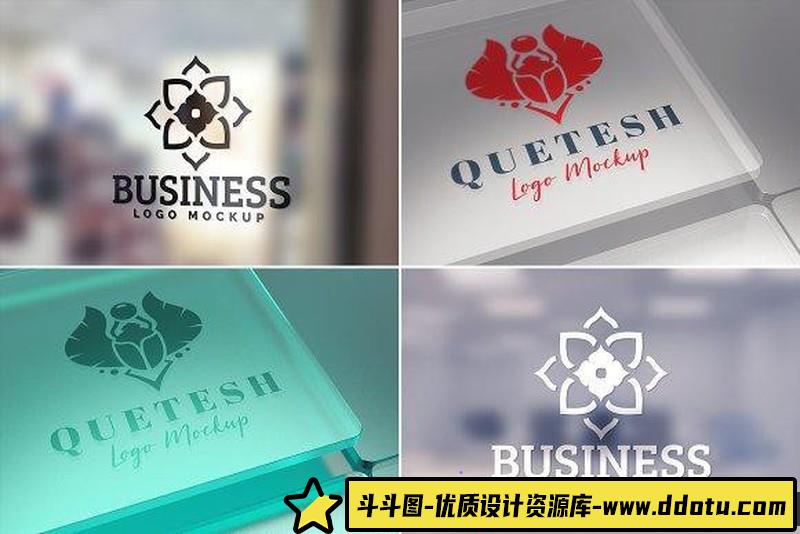 [PS样机模型]100个LOGO展示样机模板PSD素材源文件VOL.4