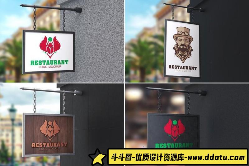 [PS样机模型]100个LOGO展示样机模板PSD素材源文件VOL.5