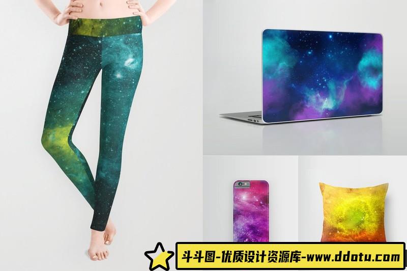 [创意设计]362多种手绘水彩图形素材和闪光PSD+PNG文件大合集