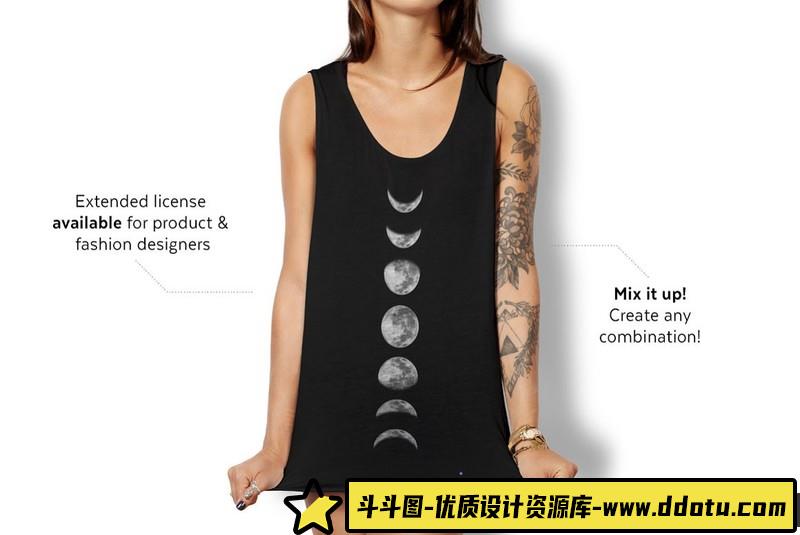 [创意设计]362多种手绘水彩图形素材和闪光PSD+PNG文件大合集