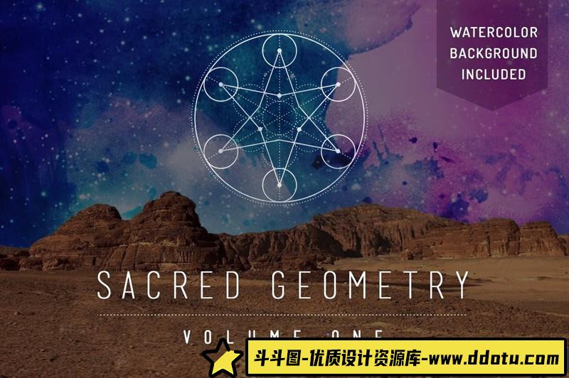 [创意设计]362多种手绘水彩图形素材和闪光PSD+PNG文件大合集