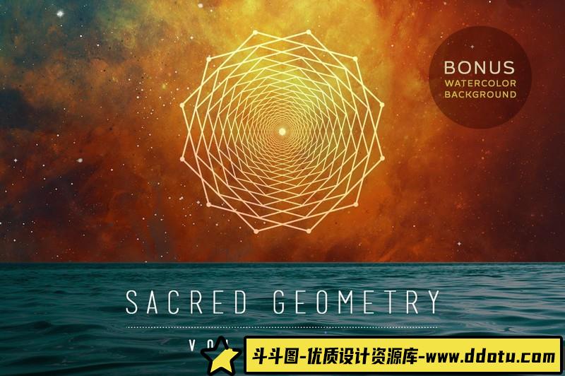 [创意设计]362多种手绘水彩图形素材和闪光PSD+PNG文件大合集