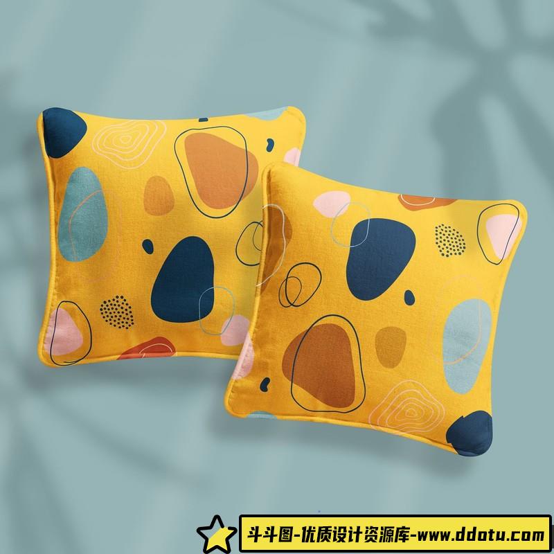 [PS样机模型]亚麻枕头15x样机PSD模型套装LinenPillow15xMock-upsSet