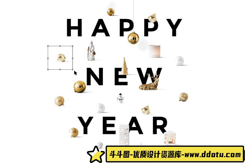 [PS样机模型]圣诞节场景模型PSD样机素材ChristmasSceneCreator+BONUS