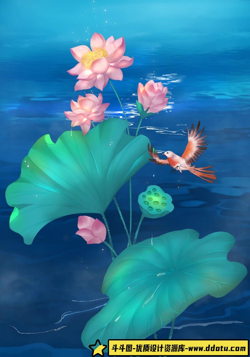 [植物鲜花]植物花卉分层素材-斗斗图