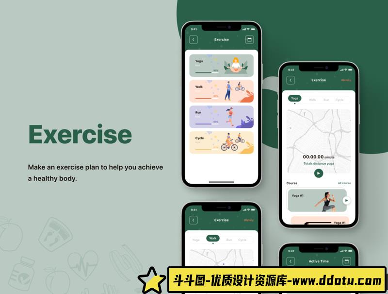 [AppUI素材]专为Sketch，AdobeXD和Figma设计的高质量视频APP应用UI套件