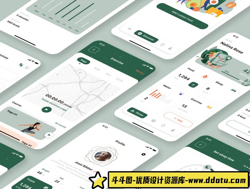 [AppUI素材]专为Sketch，AdobeXD和Figma设计的高质量视频APP应用UI套件