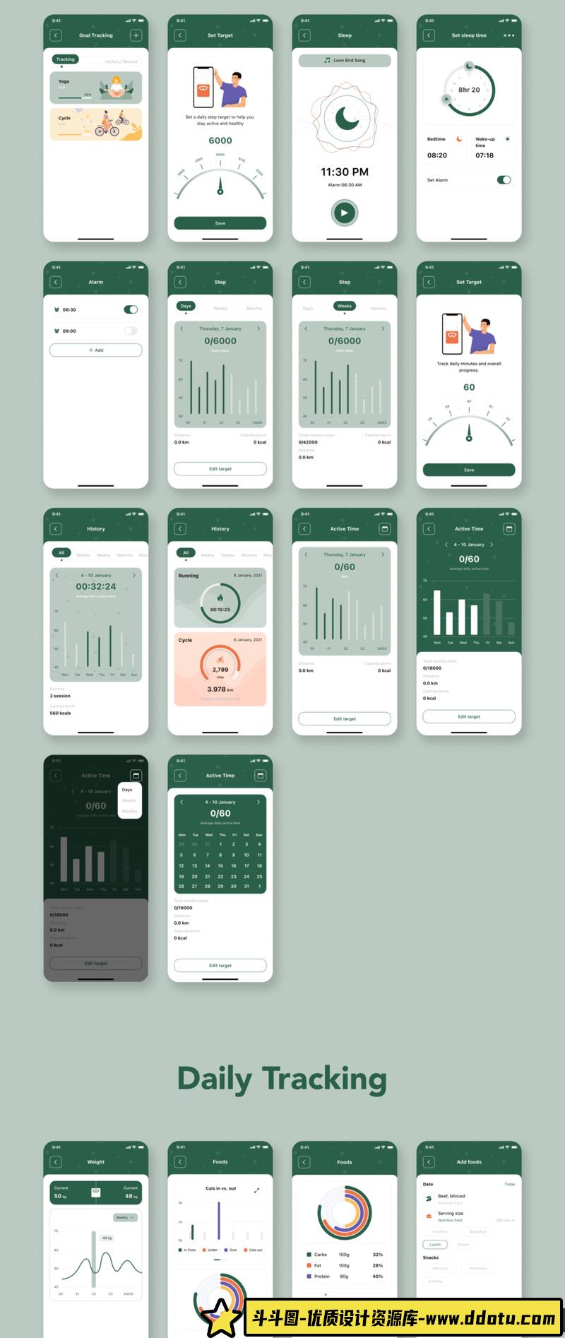 [AppUI素材]专为Sketch，AdobeXD和Figma设计的高质量视频APP应用UI套件