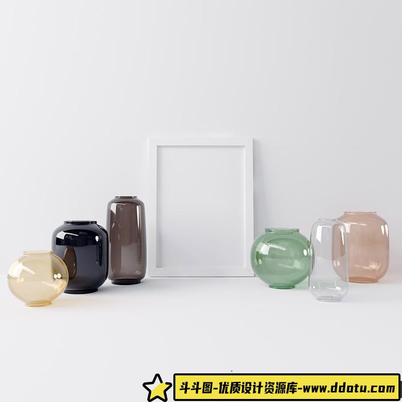 [PS样机模型]相框相册PSD样机模型FrameMockup-8×10,12×16,16×20-斗斗图