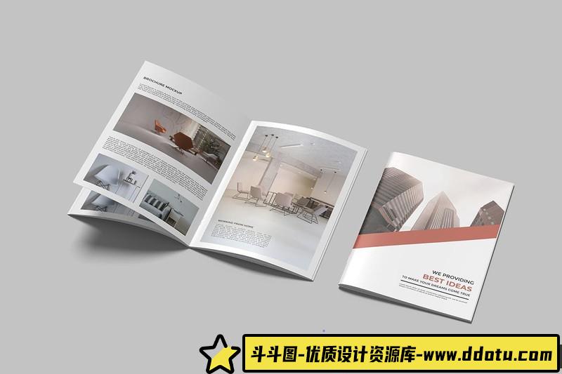 [PS样机模型]A4宣传册杂志目录PSD样机模型下载