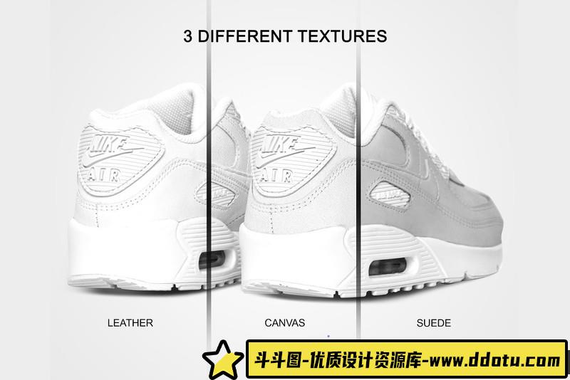 [PS样机模型]3D双v领针织长袖上衣模型PSD样机模板