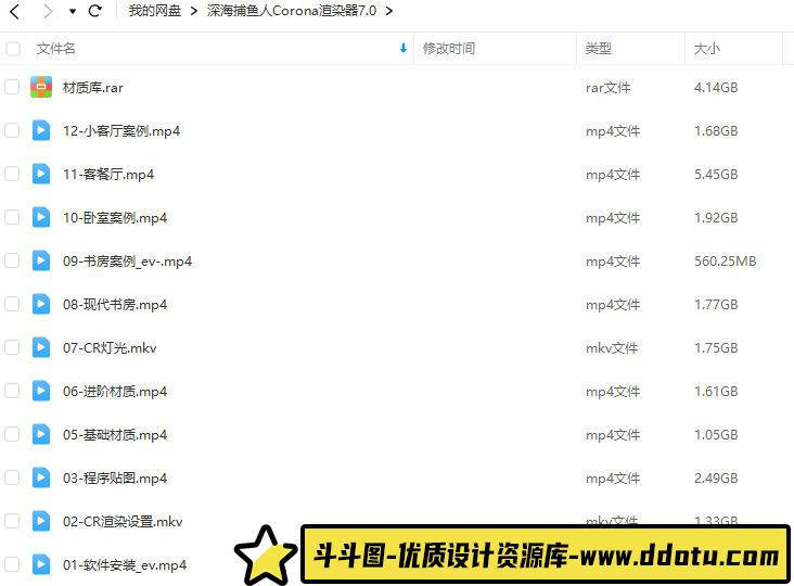 【缺课】深海捕鱼人Corona7.0渲染器教程2022年【画质不错素材不全】室内设计-斗斗图