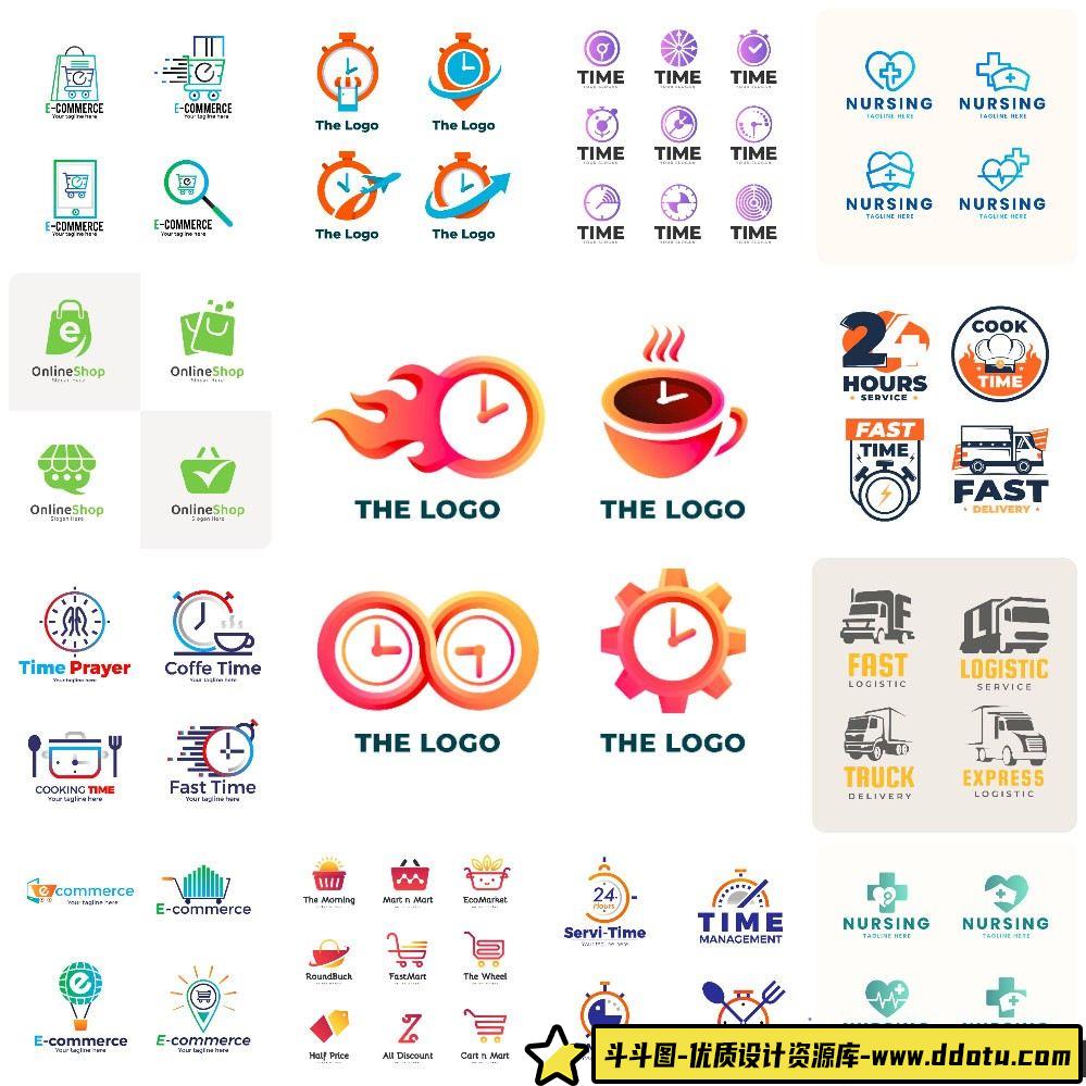 标签标贴LOGO标志徽标矢量设计素材大集合 Vol 4 25xEPS-斗斗图