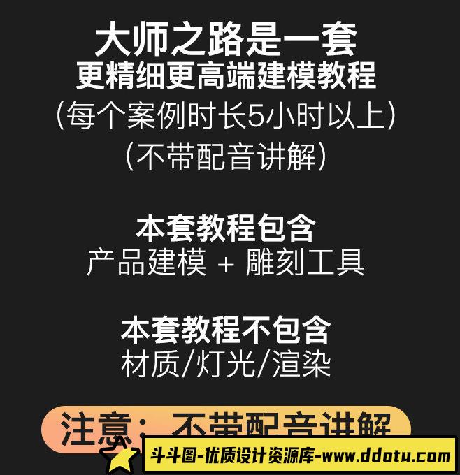 华帅blender工业产品建模大师之路【画质高清有素材参考图】-斗斗图