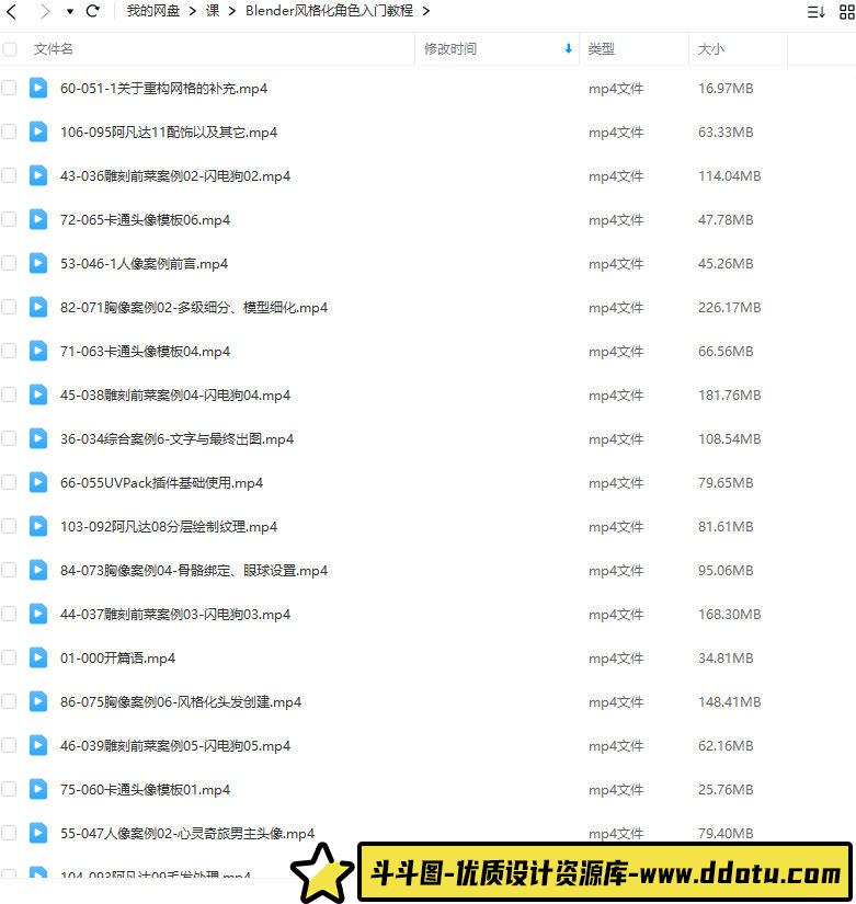 小鸡小鸡我爱你Blender风格化角色入门教程【画质超清只有视频】-斗斗图