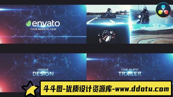 达芬奇影视预告片模版 Cinematic Trailer for DaVinci Resolve-斗斗图