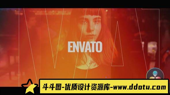 开场宣传片达芬奇开场模板 Opener Promo for DaVinci Resolve-斗斗图