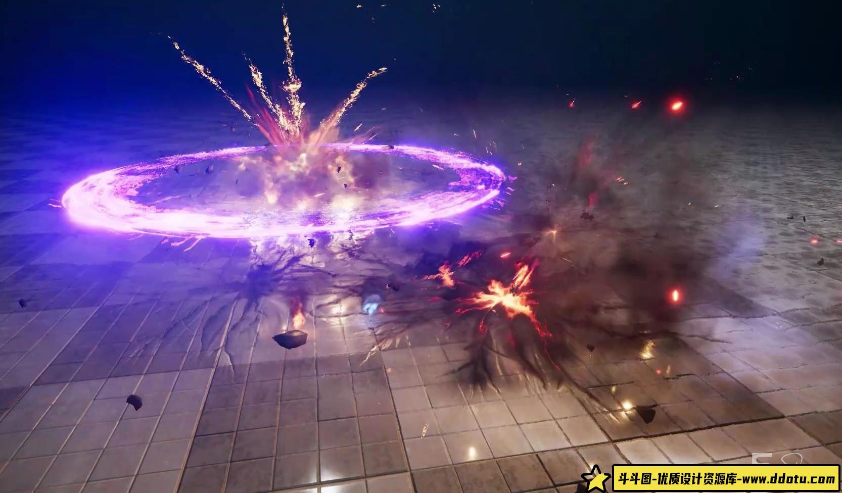UE4特效高级课程月神2期【画质不错有部分素材】-斗斗图