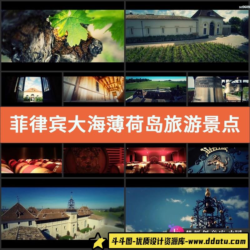菲律宾大海薄荷岛旅游景点潜水海底动物世界高清实拍视频素材-斗斗图