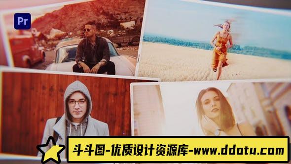 [Premiere预设]PR预设-美好回忆照片相册片头PR预设 Elegant Photo Slideshow-斗斗图