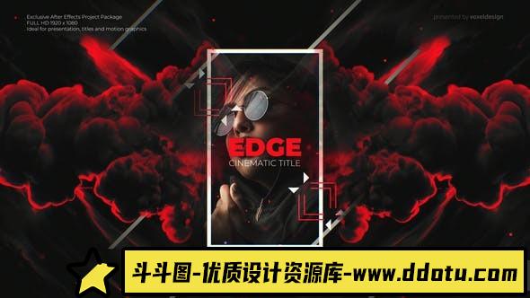 [Premiere模板]PR模板-纪录片电影宣传人物视频剪辑模板 Edge Cinematic Titles-斗斗图