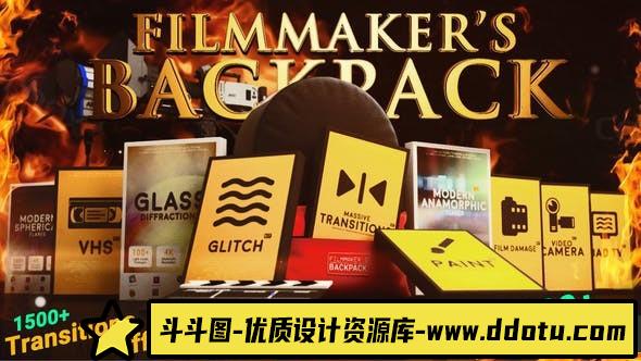 [Premiere模板]PR模板-2900+电影短视频视频特效转场文字标题调色LUT预设素材-斗斗图