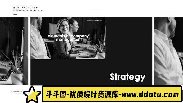 企业公司个性展示视频：全新PR模板助力品牌推广-斗斗图