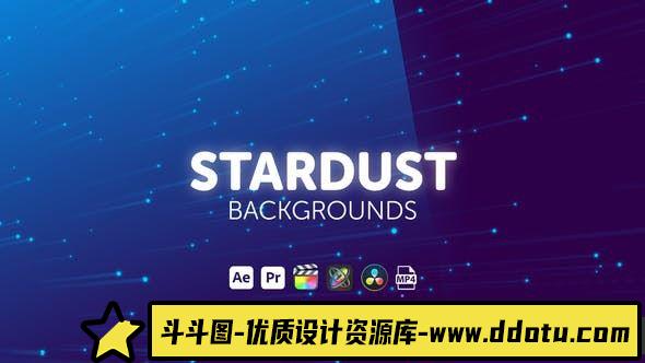 PR预设：创意粒子线条动画及视频素材-斗斗图