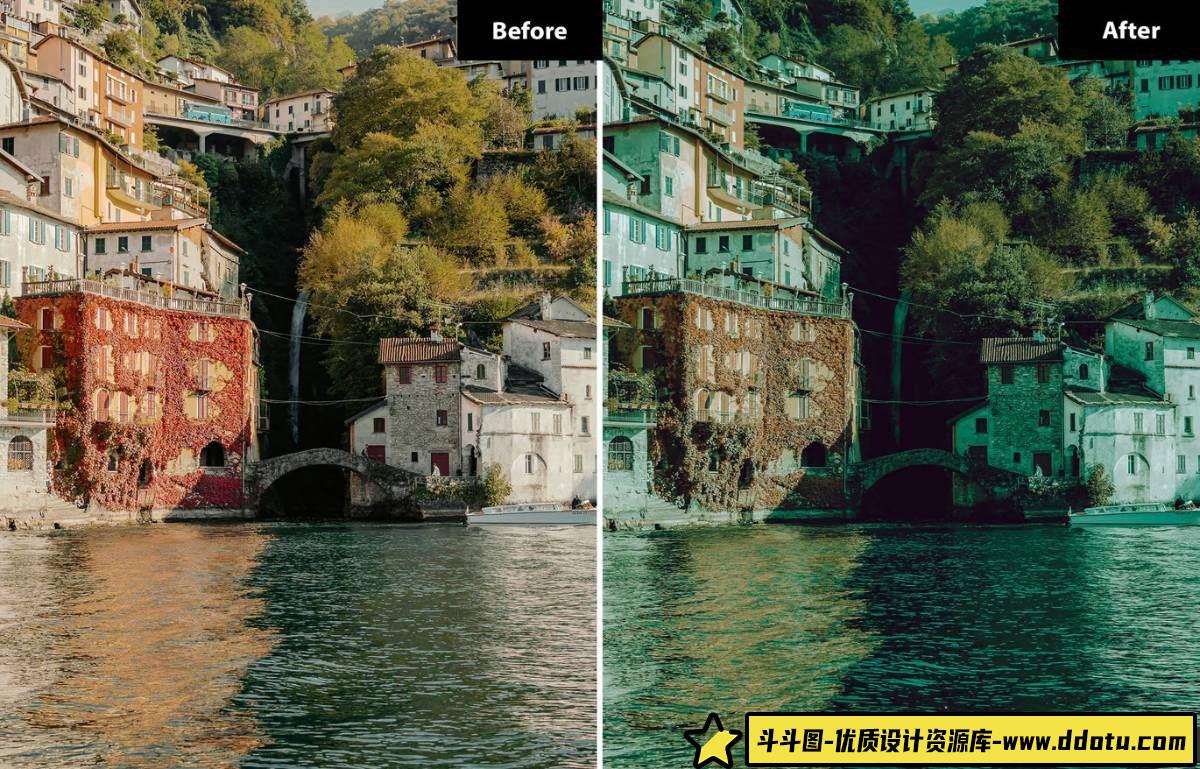 柔美情绪人像调色LR预设:探索Green Mood Lightroom与Photoshop的完美组合 - 斗斗图