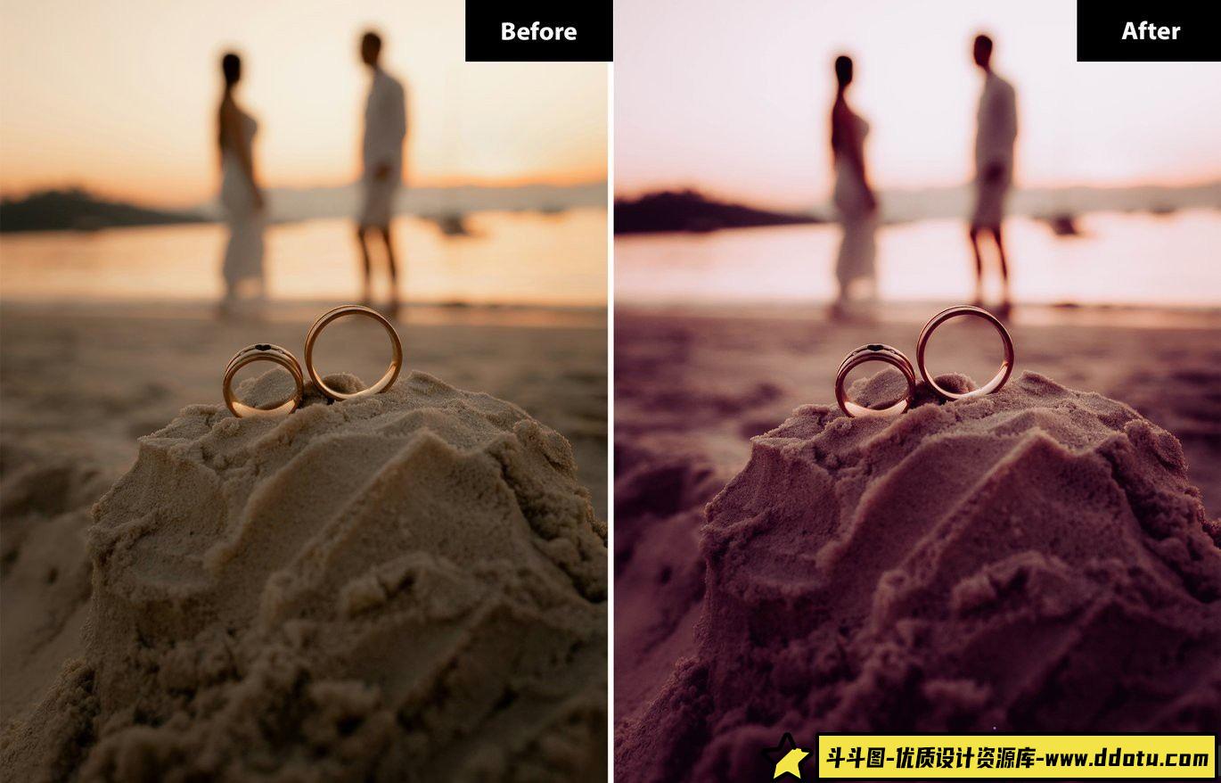 梦幻旅拍LR预设：Artisan Sunsets胶片调色，轻松打造电影级视觉效果 - 斗斗图