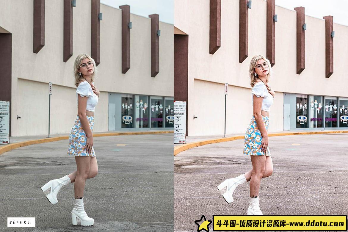 12款复古电影胶片风格LR预设，完美调色人像摄影的理想选择！ - 斗斗图